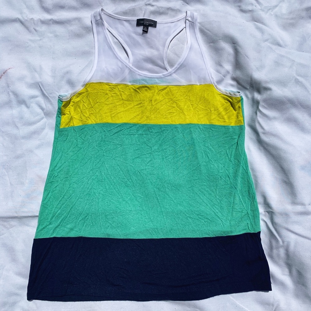 The Limited Tri-Color X-Small Tank Top